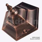 Lampa ogrodowa o wysokości 154 cm ze szkła i 5 wykończeń aluminiowych - Pinako Viadurini