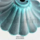 Lampa uliczna o wysokości 200 cm z czarnego akrylu i aluminium Made in Italy - Trovanero Viadurini