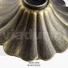 Lampa uliczna wysoka 230 cm z czarnego akrylu i aluminium, wyprodukowana we Włoszech - Trovanero Viadurini