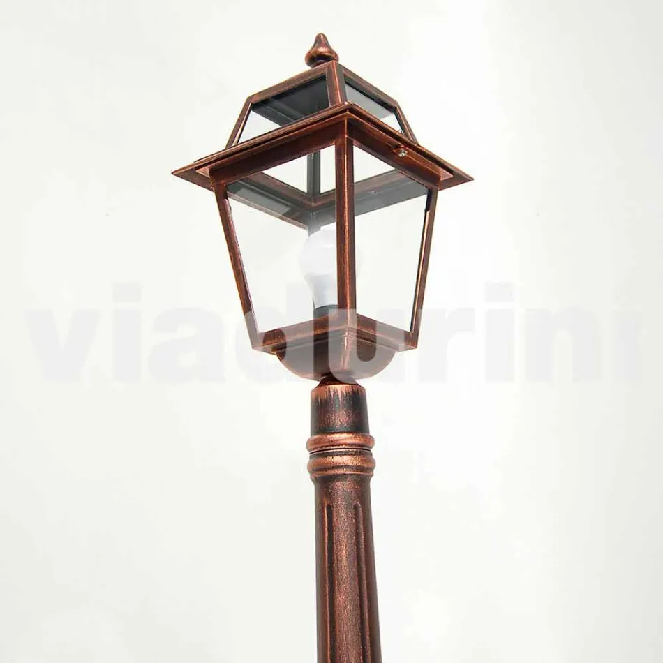 Niskie oświetlenie uliczne na zewnątrz w aluminium produkowane we Włoszech, Kristel Viadurini