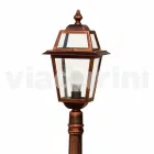 Niskie oświetlenie uliczne na zewnątrz w aluminium produkowane we Włoszech, Kristel Viadurini