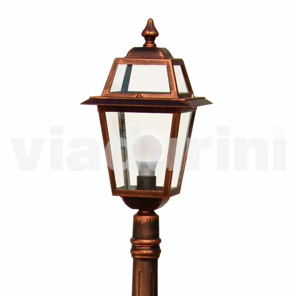 Niskie oświetlenie uliczne na zewnątrz w aluminium produkowane we Włoszech, Kristel Viadurini