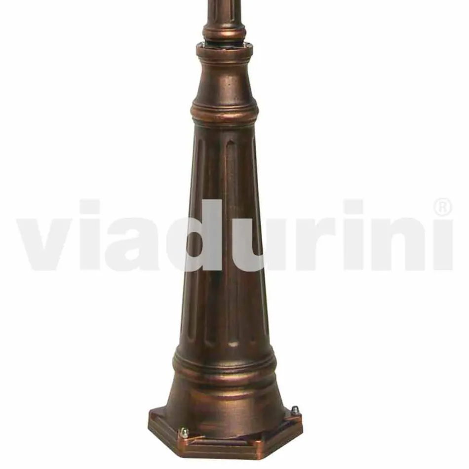 Klasyczna aluminiowa lampa ogrodowa Anika wykonana we Włoszech Viadurini