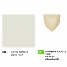 Lampa zewnętrzna z trzema światłami w białym aluminium wykonana we Włoszech, w Anusca Viadurini