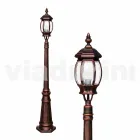 Lampa zewnętrzna z aluminiowym światłem wyprodukowanym we Włoszech, Anika Viadurini