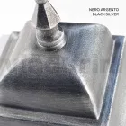 Lampa zewnętrzna o wysokości 252 cm ze szkła i odlewanego ciśnieniowo aluminium - Alchemist Viadurini