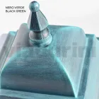 Lampa zewnętrzna o wysokości 252 cm ze szkła i odlewanego ciśnieniowo aluminium - Alchemist Viadurini