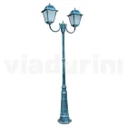 Lampa zewnętrzna o wysokości 259 cm ze szkła i odlewanego ciśnieniowo aluminium - Alchemist Viadurini