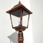 Niska aluminiowa lampa zewnętrzna wykonana we Włoszech, Aquilina Viadurini