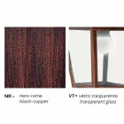 Niska aluminiowa lampa zewnętrzna wykonana we Włoszech, Aquilina Viadurini