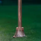 Latarnia zewnętrzna z klasycznego, ręcznie malowanego, zdobionego aluminium - Genua Viadurini