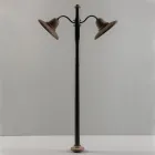 Latarnia zewnętrzna z aluminium i Galestro Made in Italy - Toscot Spoleto Viadurini