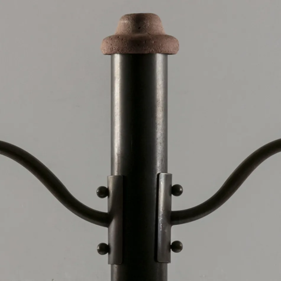 Latarnia zewnętrzna z aluminium i Galestro Made in Italy - Toscot Spoleto Viadurini