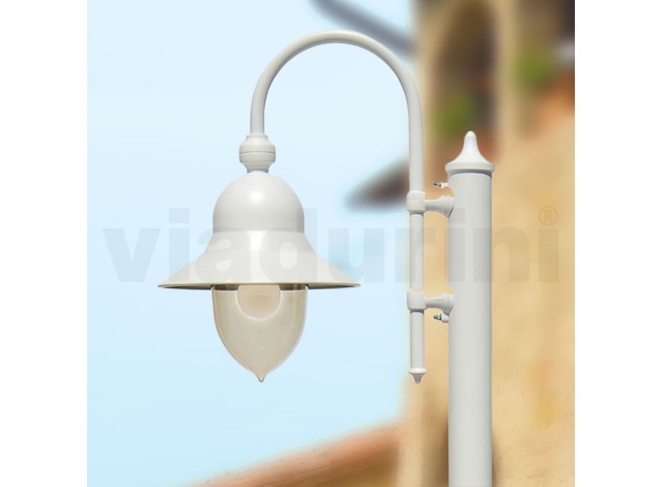 Aluminiowa lampa zewnętrzna w stylu vintage Made in Italy - Cassandra Viadurini