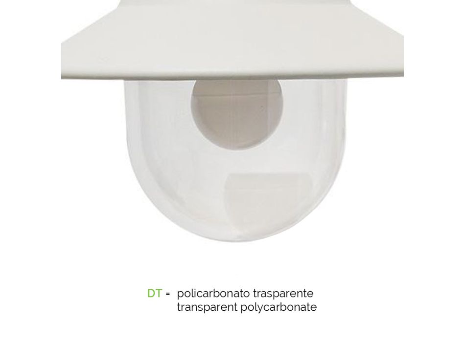 Aluminiowa lampa zewnętrzna w stylu vintage Made in Italy - Cassandra Viadurini