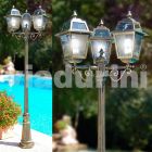 Kristel, trzy-klasyczna lampa ogrodowa wykonana we Włoszech Viadurini