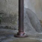 Lampa ogrodowa Zakrzywiona konstrukcja z aluminium Ręcznie zdobiona - Campobasso Viadurini