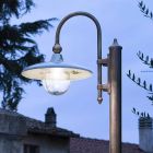 Aluminiowa lampa ogrodowa z 1, 2 lub 3 lampkami - Campobasso Viadurini