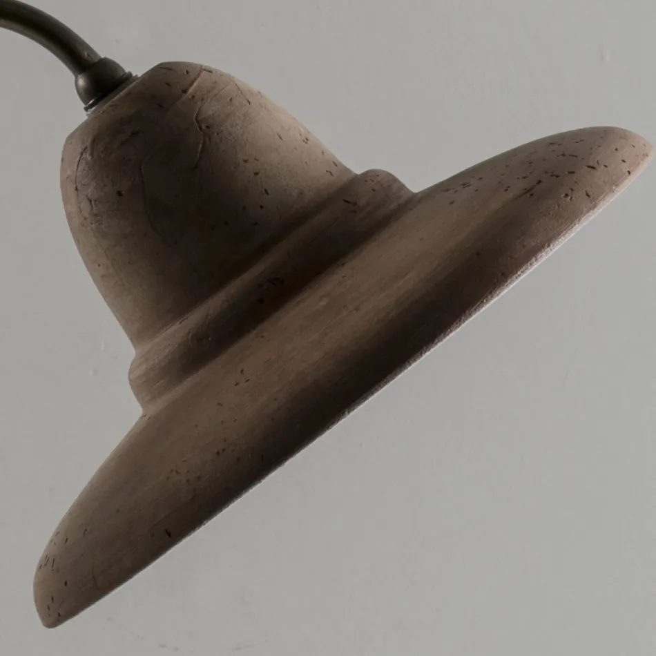 Lampa ogrodowa z aluminium i Galestro Made in Italy - Toscot Spoleto Viadurini