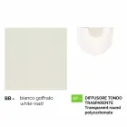 Lampa ogrodowa z białego odlewanego aluminium wykonana z Włoch, Anusca Viadurini