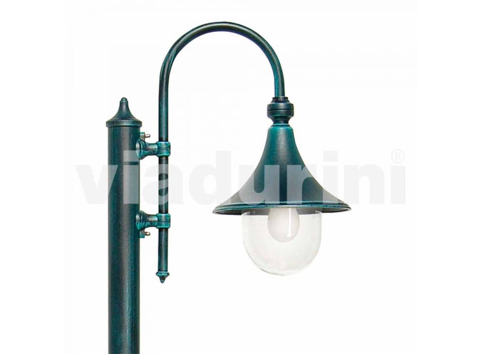 Lampa ogrodowa z odlewanego ciśnieniowo aluminium wyprodukowanego we Włoszech, Anusca Viadurini
