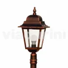 Lampa ogrodowa z odlewanego aluminium produkowana we Włoszech, Aquilina Viadurini