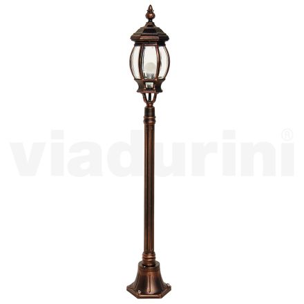 Aluminiowa lampa ogrodowa w stylu vintage Made in Italy - Leona Viadurini