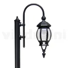 Lampa ogrodowa w stylu vintage z antracytowego aluminium Made in Italy - Empire Viadurini