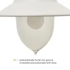 Lampa ogrodowa z 3 lampkami z aluminium Made in Italy - Cassandra Viadurini