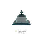 Lampa ogrodowa w stylu vintage z aluminium i szkła Made in Italy - Dorota Viadurini