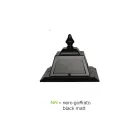 Lampa ogrodowa w stylu vintage z aluminium i szkła Made in Italy - Dorota Viadurini