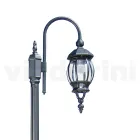 Lampa ogrodowa w stylu vintage z antracytowego aluminium Made in Italy - Empire Viadurini