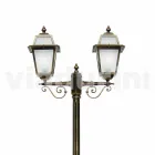 Lampa zewnętrzna z dwoma światłami z aluminium, wyprodukowana we Włoszech, Kristel Viadurini