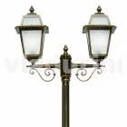 Lampa zewnętrzna z dwoma światłami z aluminium, wyprodukowana we Włoszech, Kristel Viadurini