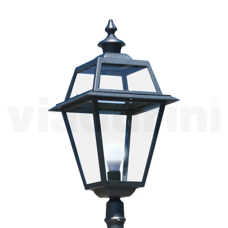 Lampa w stylu vintage z aluminium i szkła Made in Italy - Vivian Viadurini