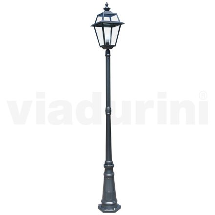 Lampa w stylu vintage z aluminium i szkła Made in Italy - Vivian Viadurini