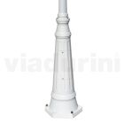 Zabytkowa lampa z 3 lampkami z aluminium i mosiądzu Made in Italy - Adela Viadurini