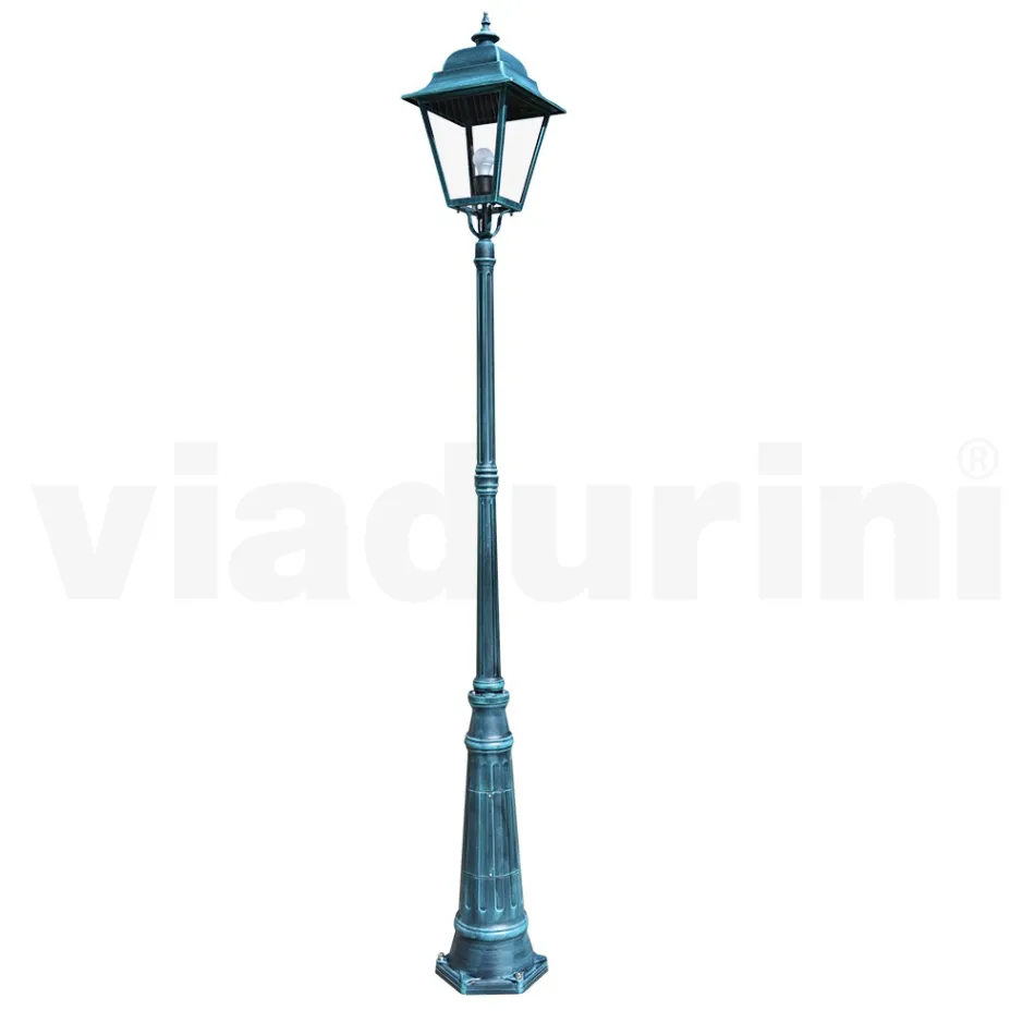 Zabytkowa lampa zewnętrzna z aluminium Made in Italy - Bonaria Viadurini