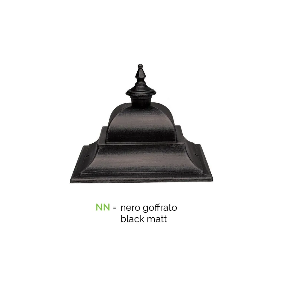 Zabytkowa lampa zewnętrzna z aluminium Made in Italy - Bonaria Viadurini