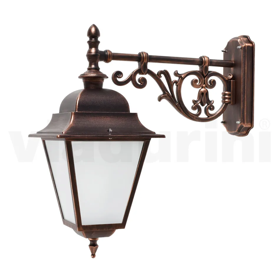 Latarnia zewnętrzna ze szkła i aluminium w 5 różnych wykończeniach - Alchemist Viadurini