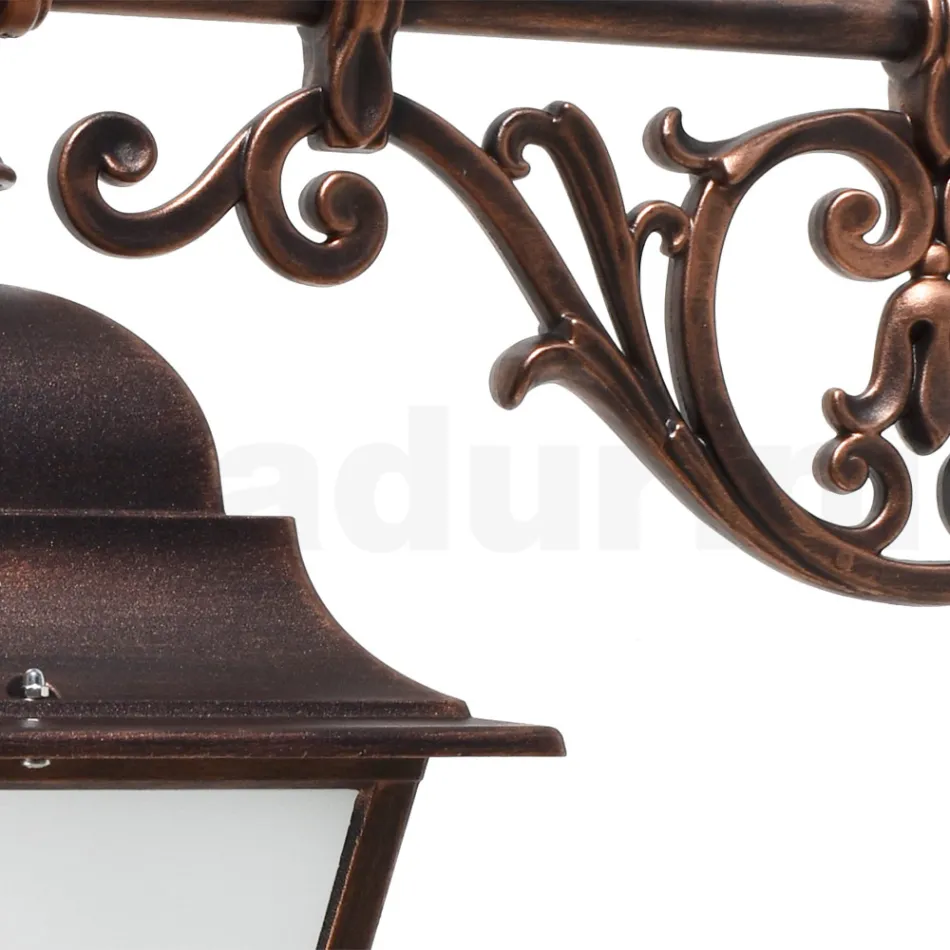 Latarnia zewnętrzna ze szkła i aluminium w 5 różnych wykończeniach - Alchemist Viadurini