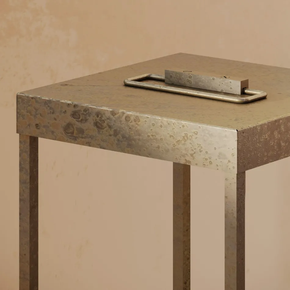 Latarnia zewnętrzna wykonana z mosiądzu Made in Italy - Sunny Viadurini