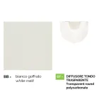 Ścienna latarnia ogrodowa z białego aluminium, wyprodukowana we Włoszech, w Anusca Viadurini