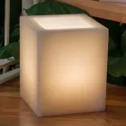 Latarnia zapachowa z wosku z efektem zarysowań i świeczką typu tealight Made in Italy - Famme Viadurini