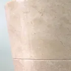 Igor ręcznie malowany, połysk biały stożkowy umywalka Viadurini