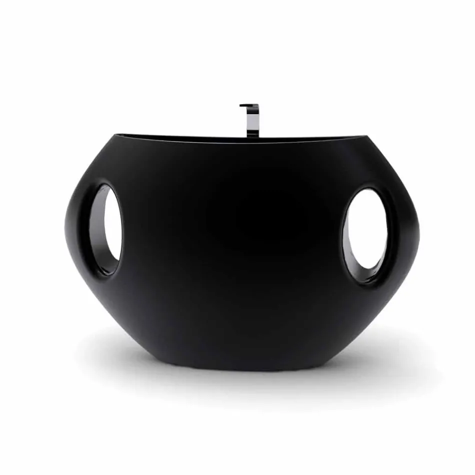 Umywalka nowoczesną kolumnę projekt Pandora wykonany we Włoszech Viadurini