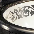 Wbudowany barokowy zlew w glinie ogniowej wykonany we Włoszech, w Otis Viadurini