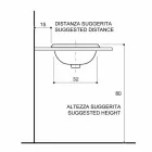 Wbudowany barokowy zlew w glinie ogniowej wykonany we Włoszech, w Otis Viadurini