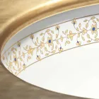 Barokowy, wbudowany zlew w glinie ogniowej wykonany we Włoszech, w Aegean Viadurini