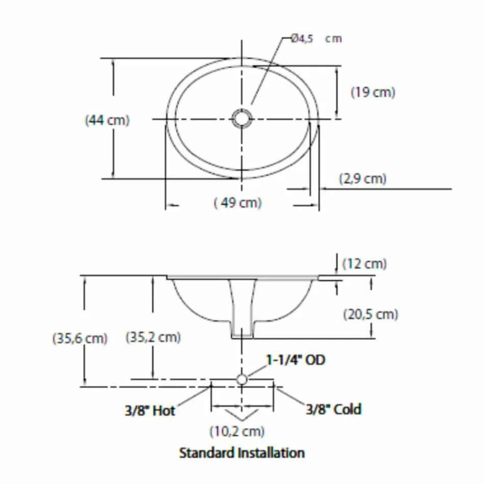 Barokowy, wbudowany zlew w glinie ogniowej wykonany we Włoszech, w Aegean Viadurini